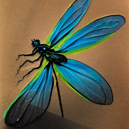 Image similar to studio portrait girl dragonfly wings