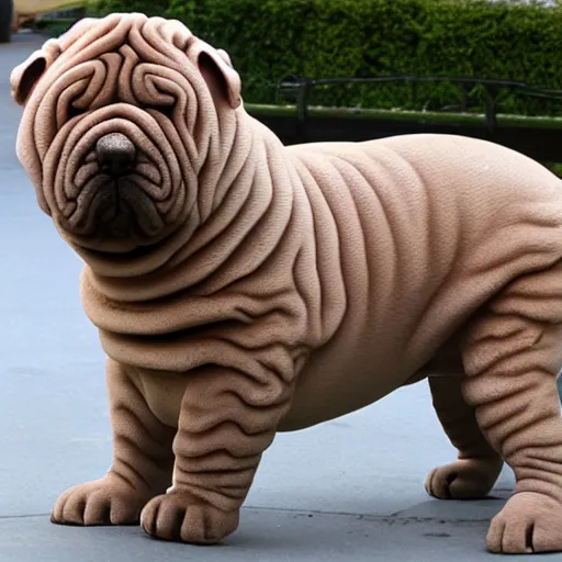 Prompt: sharpay shar pei