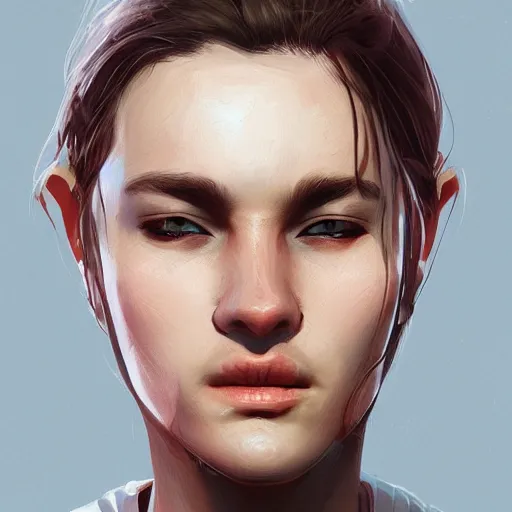 Prompt: portrait from Alexander Wolfe, Artstation