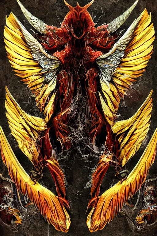 Image similar to Devil wings, high definition, high detail