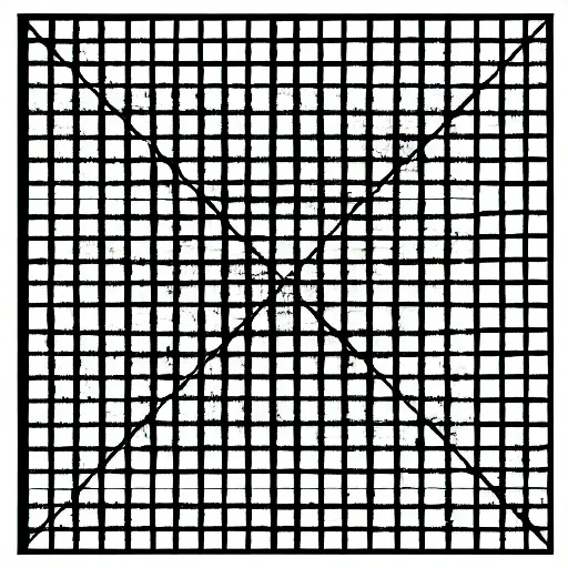 Prompt: a 5x5 black and white grid