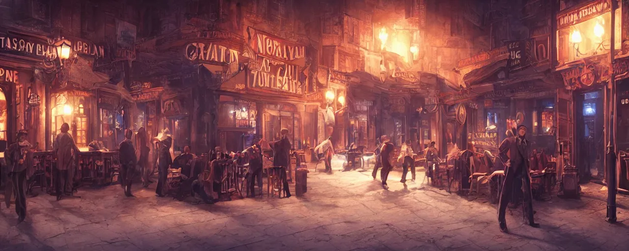 Prompt: transylvania night, callahan's crosstime saloon gameplay. most epic dramatic scene. epic cinematic hyperrealism masterpiece. realistic poster with shaded lighting by craig mallismo, artgerm, jeremy lipkin and michael garmash, unreal engine, radiant light, detailed and complex environment, digital art, art station trends