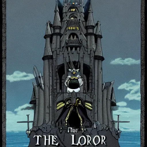 Prompt: the dark lord, by Studio Ghibli