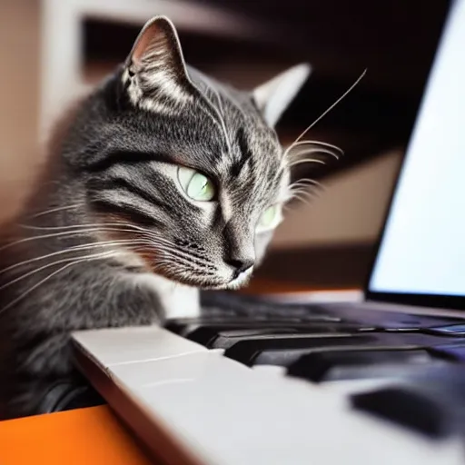 Image similar to cat hacking on a keyboard