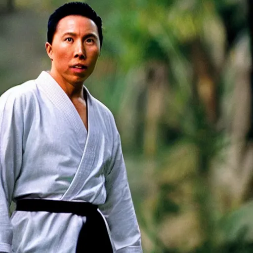 Prompt: Donnie Yen as Mr Miyagi