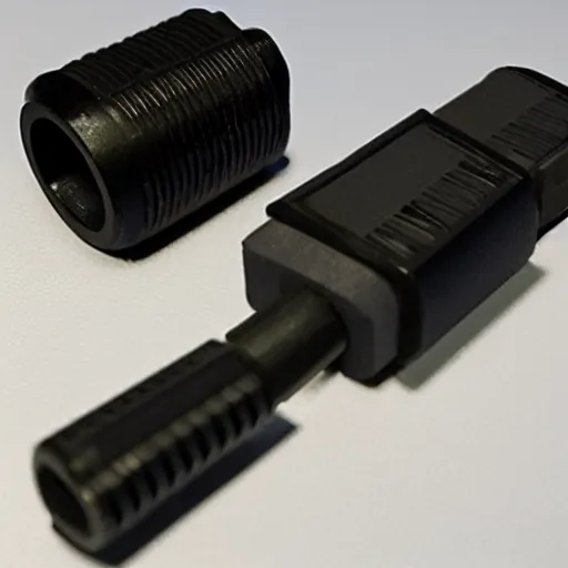 Image similar to a 3d printed adapter, fresh from the printer