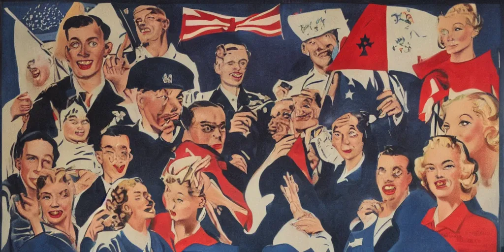 Image similar to diversity, equity, and inclusion program in style of WW2 propaganda, poster art, war, realistic, propaganda