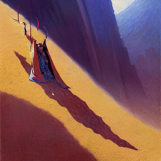 Image similar to tengri, painting by jean giraud, greg rutkowski