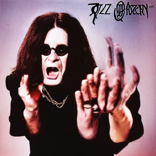 Prompt: ozzy osbourne diary of a madman album cover 8 k photorealistic
