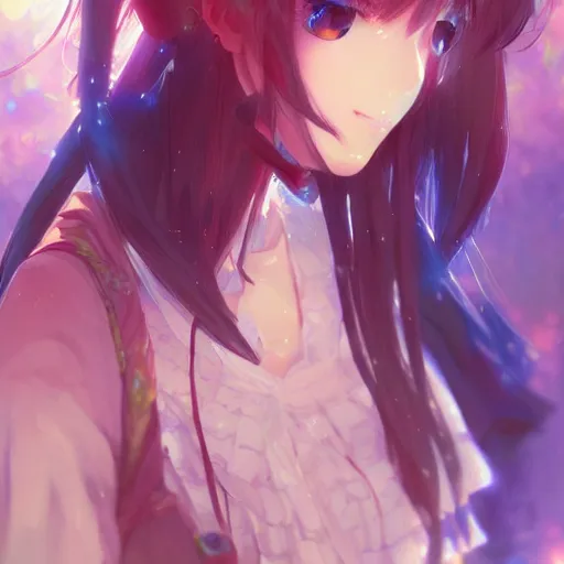 Prompt: anime portrait of a music festival as an anime girl by Stanley Artgerm Lau, WLOP, Rossdraws, James Jean, Andrei Riabovitchev, Marc Simonetti, and Sakimichan, trending on artstation