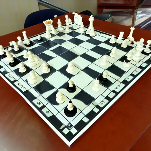 Image similar to a photo of the chess board layout game, contest, award winning photo kasprov