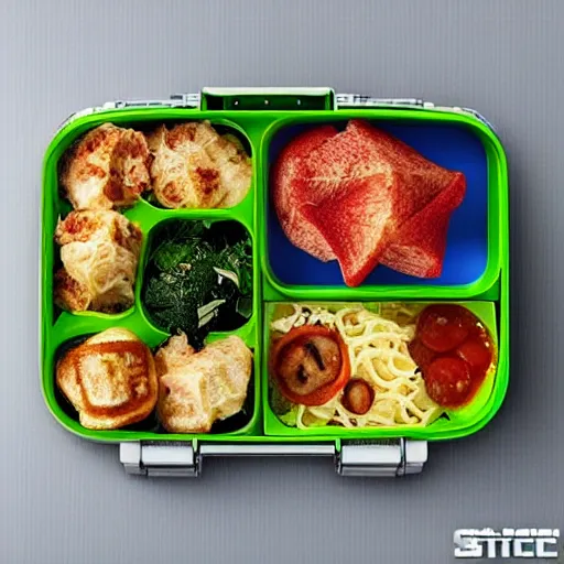 Image similar to “A lunchbox of it was made by Razer”