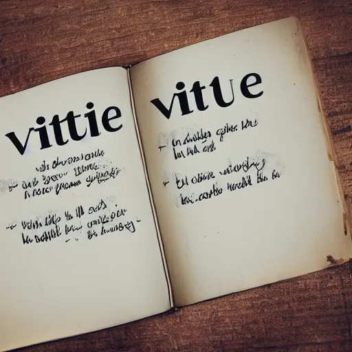 Prompt: virtue