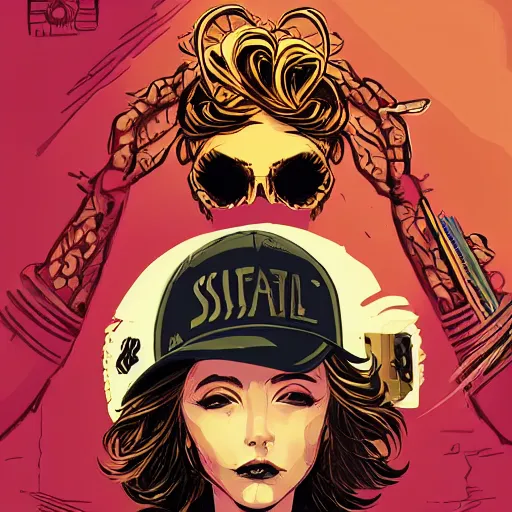 Image similar to portrait skull girl by petros afshar, tom whalen, laurie greasley, jc leyendecker and singer sargent