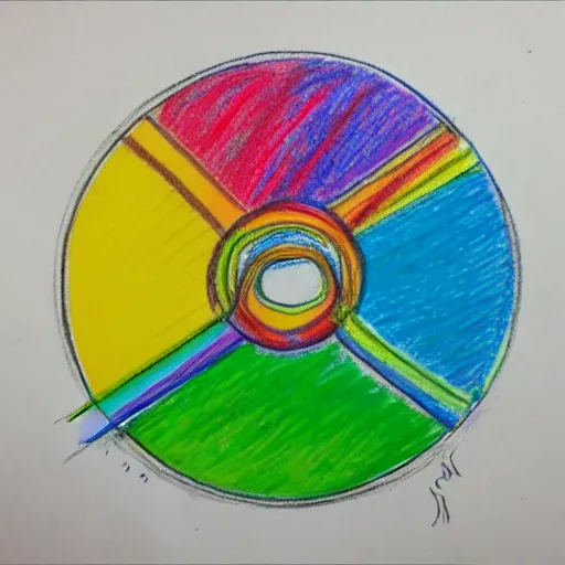 Image similar to circle of life, color pencil sketch, white background, rainbow colors, 8 k