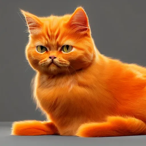 Prompt: still photo of a cute orange persian kitty, highly detailed, photorealistic portrait, bright studio setting, studio lighting, crisp quality and light reflections, unreal engine 5 quality render