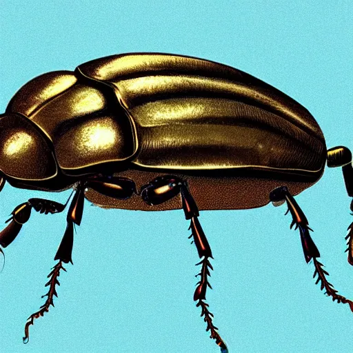 Prompt: human beetle