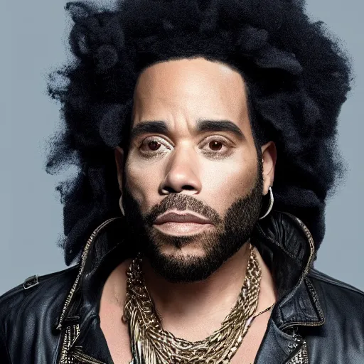 Prompt: stunning award winning hyperrealistic hdr 8 k highly detailed portrait photo of lenny kravitz as a real human