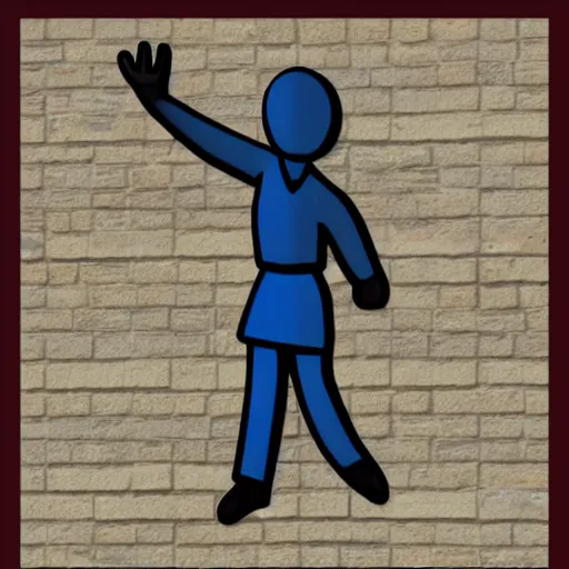 Prompt: person waving emote