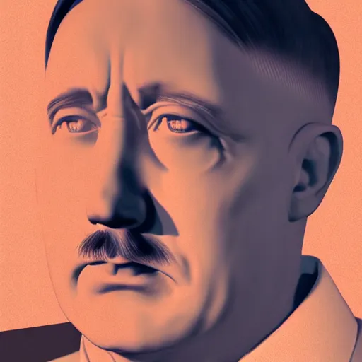 Prompt: Adolf Hitler, volumetric lighting, conceptual rendering, 4k, highly-detailed, illustration