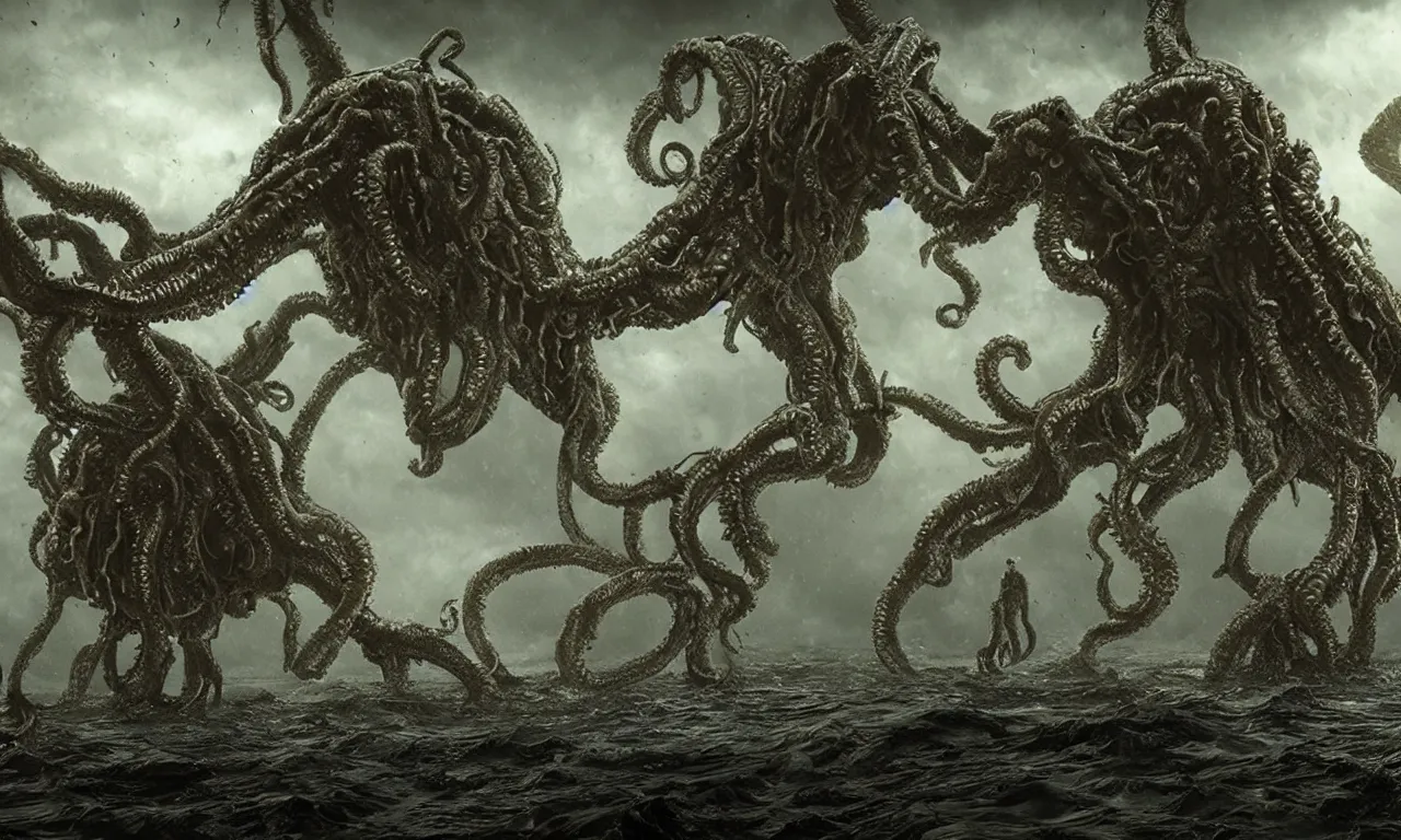 Prompt: lovecraftian horror, epic, detailed, 4k, realistic