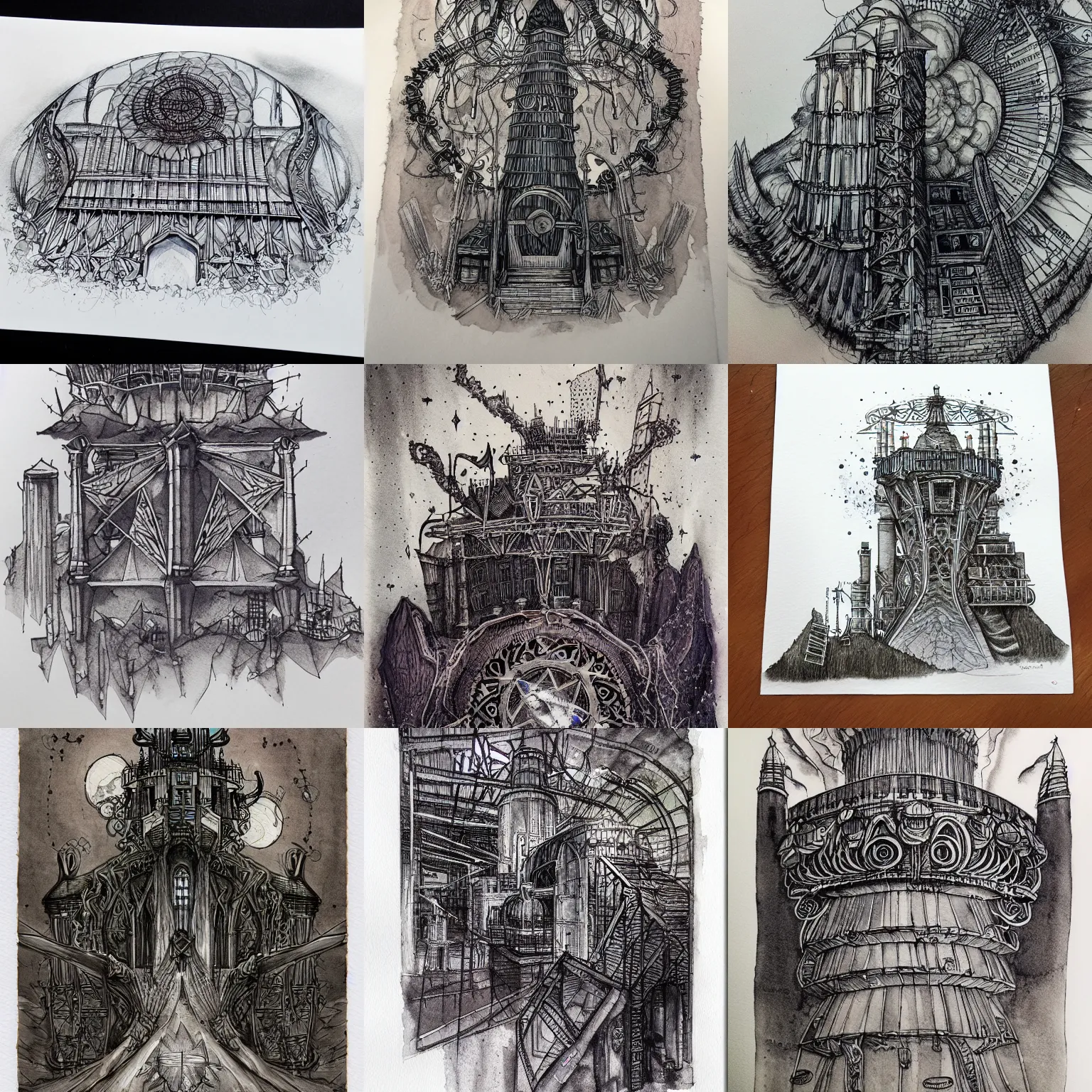 Prompt: beautiful aesthetic inspirational masterful professional ink pen and watercolor sketch of an occult mystical power plant, ultra detailed, fine details, trending on artstation, high quality paper