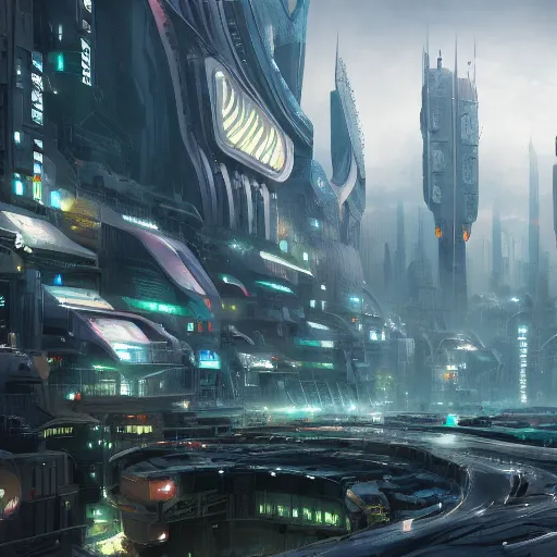 Image similar to sci fi city, 2 0 8 8, octane render / source, detailed, rossdraws, greg rutkowski, 8 k uhd, oil painting