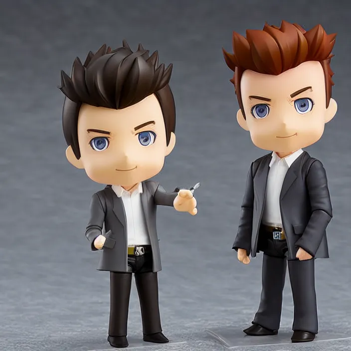 Prompt: Rick Astley, An anime nendoroid of Rick Astley, figurine, detailed product photo