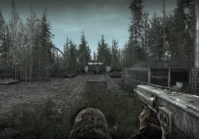 Prompt: screenshot from Stalker Call of Pripyat