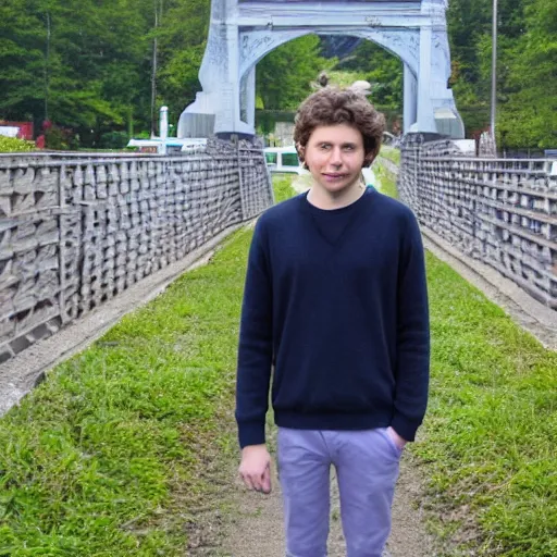 Image similar to Micheal Cera opening the 6th inner gate