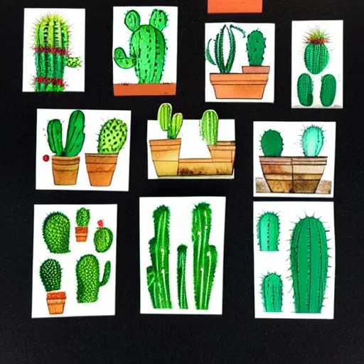 Prompt: Bored cactus NFT collection #214/8192