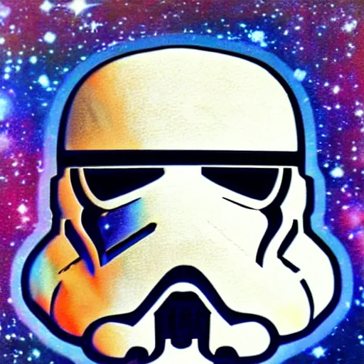 Image similar to galaxy stormtrooper