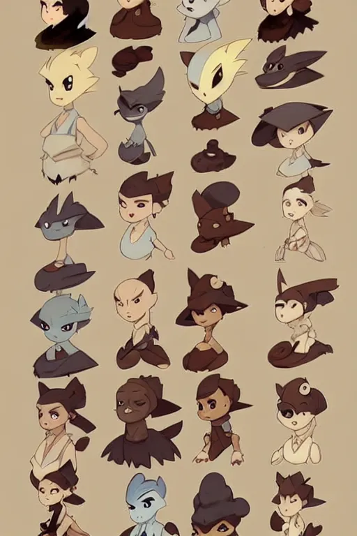 Image similar to ( ( ( ( ( 1 9 5 0 s dofus new characters spritesheet. muted colors. ) ) ) ) ) by jean - baptiste monge!!!!!!!!!!!!!!!!!!!!!!!!!!!!!!