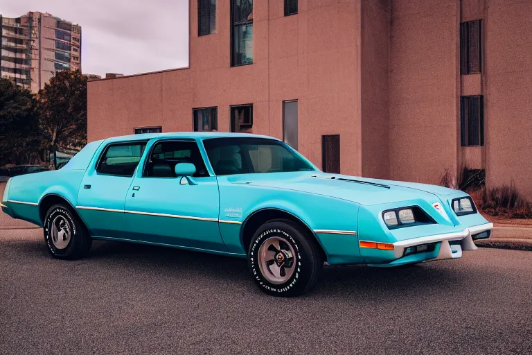 Prompt: 1975 Pontiac Firebird passenger van, XF IQ4, 150MP, 50mm, F1.4, ISO 200, 1/160s, natural light, Adobe Photoshop, Adobe Lightroom, photolab, Affinity Photo, PhotoDirector 365