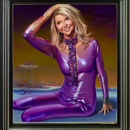 Image similar to Olivia Newton-John, by Mark Brooks, Donato Giancola, Victor Nizovtsev, Scarlett Hooft Graafland, Chris Moore