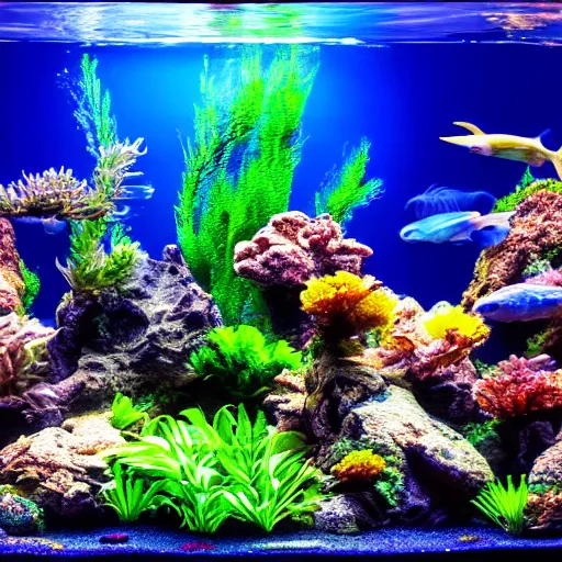 Prompt: aquarium, photo, detailed, 4k