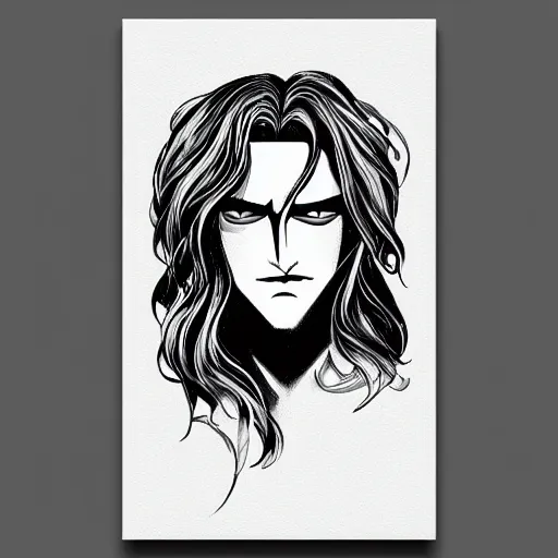 Image similar to alucard, symmetric face, styling, fancy, elegant, gorgeous, beautiful, fine detail, magnificent