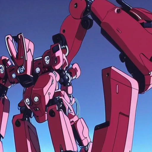 Image similar to evangelion robot destroying fukushima reactor unit 3, 5 5 mm