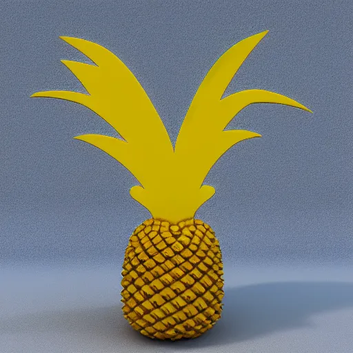 Image similar to 3 d pineapple