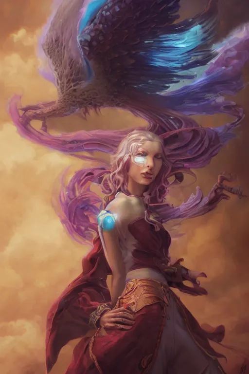 Prompt: beautiful girl necromancer in organic flaming velvet, wizard of the coast casting magic spell, angel, magic storm and thunder clouds, fantasy, magic the gathering, hyper detailed, 3 d render, hyper realistic detailed portrait, peter mohrbacher