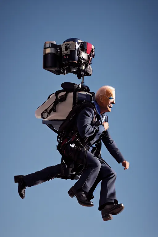 Prompt: joe biden flying with jet pack, uhd, photorealistic, cinematic, smooth, 4 k, aesthetic lighting, baroque object, without duplication, sharp focus, hyperdetailed, face details, tumblr trending, with small object details, winning pullitzer award photo by : canon eos 5 d mark iv, by karah mew and adnan abidi and jodie bateman