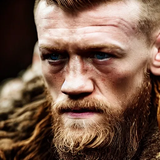 Image similar to Connor McGregor in vikings very detailed 4k quality super realistic