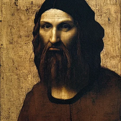 Image similar to Portrait of xQc by Leonardo Da Vinci , oil painting