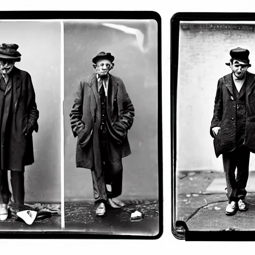 Image similar to wet plate photography london chavs by martin shuller, richard avedon dorothe lange and and shane balkowitsch