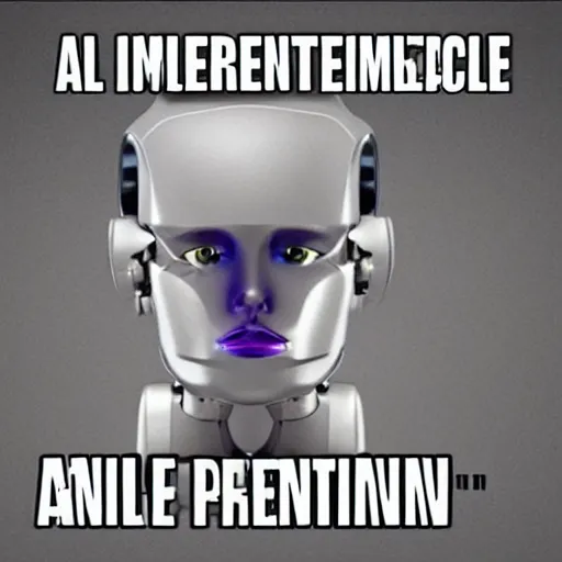 Prompt: meme about artificial intelligence