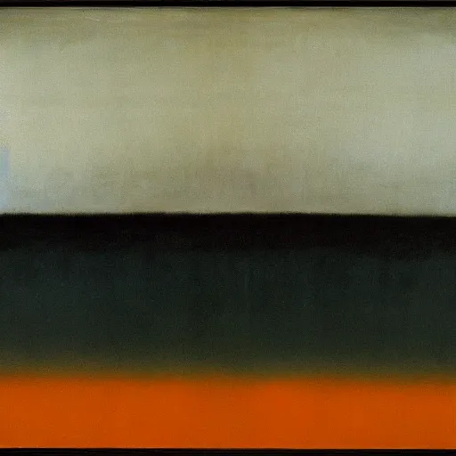 Image similar to the abstract painting'arctic void ', by caspar david friedrich, by rothko