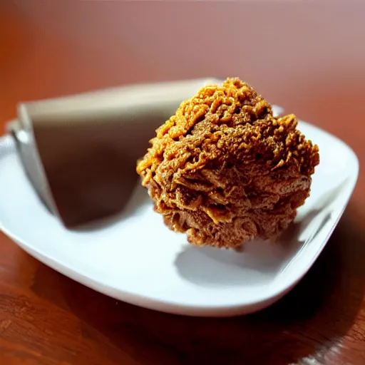 Image similar to fried chicken ice cream