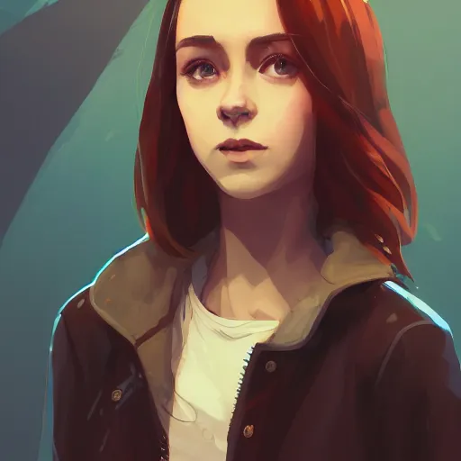 Image similar to portrait of fiona gallagher from us version of shameless, messy home background, ambient lighting, 4k, anime key visual, makoto shinkai, charlie bowater, lois van baarle, ilya kuvshinov, rossdraws, artstation