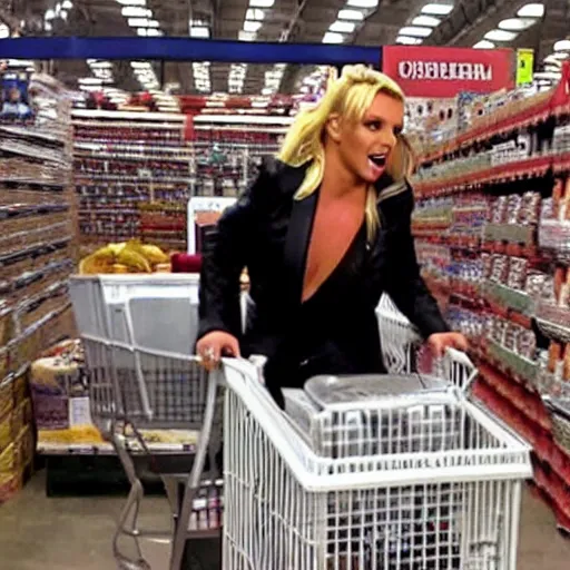 britney spears singing a song at costco