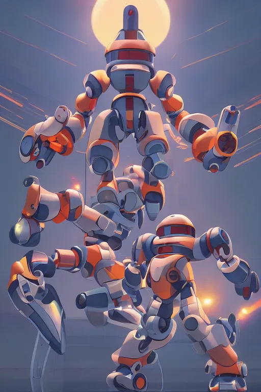 Image similar to metabots medabots medarotto medarot robot minimalist comics, behance hd by jesper ejsing, by rhads, makoto shinkai and lois van baarle, ilya kuvshinov, rossdraws global illumination ray tracing hdr radiating a glowing aura